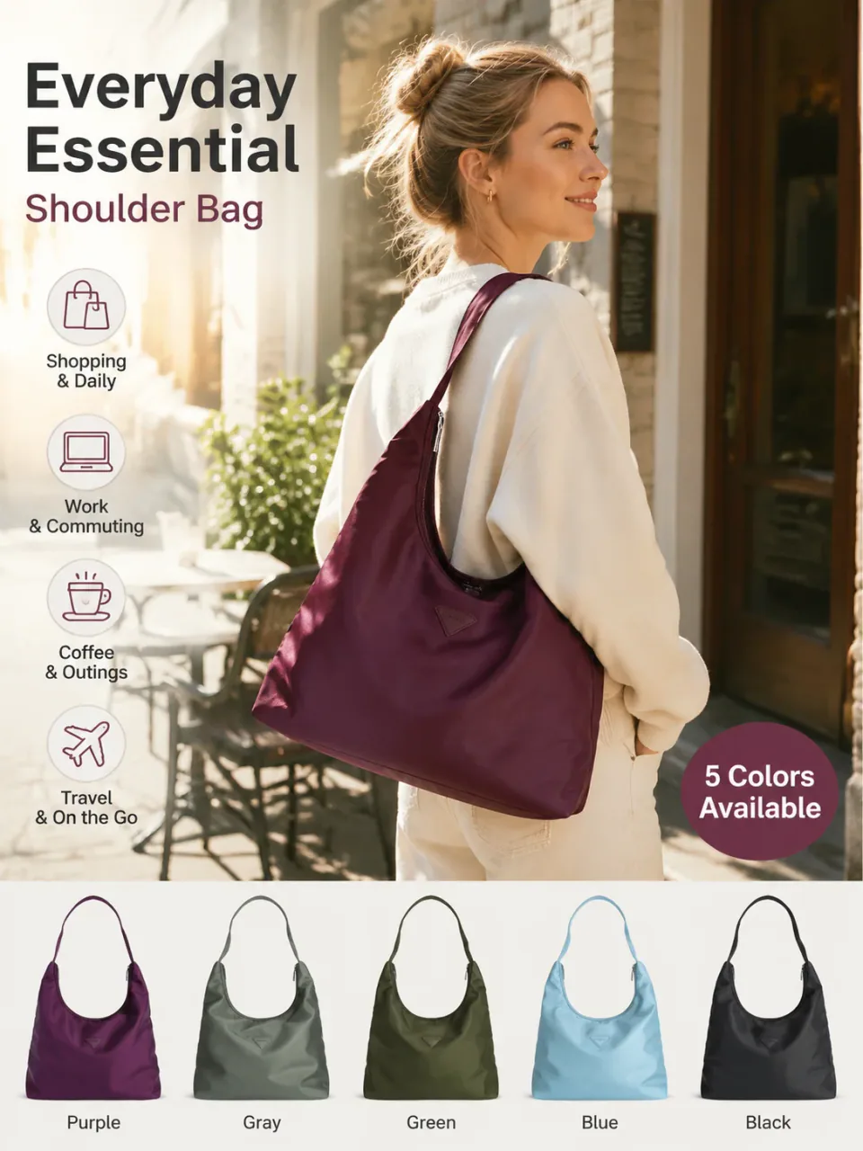 Shoulder Hobo Bag product overview